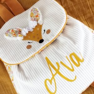 Valider une commande personnalisée d'un sac à dos biche