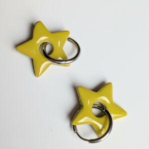 Pampilles interchangeables pour créoles / étoile anis