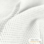 coton gaufré crème