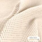 Coton gaufré crème