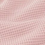 coton gaufré rose poudré