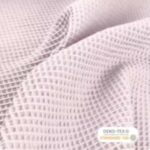 Coton gaufré vieux rose clair
